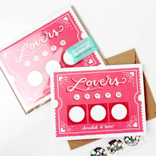 Lovers Lotto Scratch-Off Card