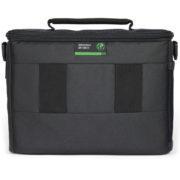 Lowepro Adventura SH 160 III black shoulder bag for mirrorless camera with kit lens