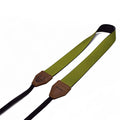 The Lunar Bushveld camera strap has a soft green colour like the fresh, green veld. Made from genuine leather and high tenacity webbing. Buy camera strap.