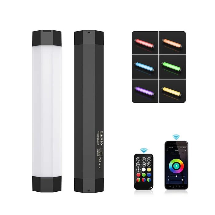RGB light with adjustable lighting with 80 high colour rendering LEDs, 2000mAh rechargeable battery, and versatile mounting options.