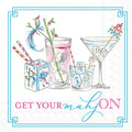 Mahjong Drinks Napkins