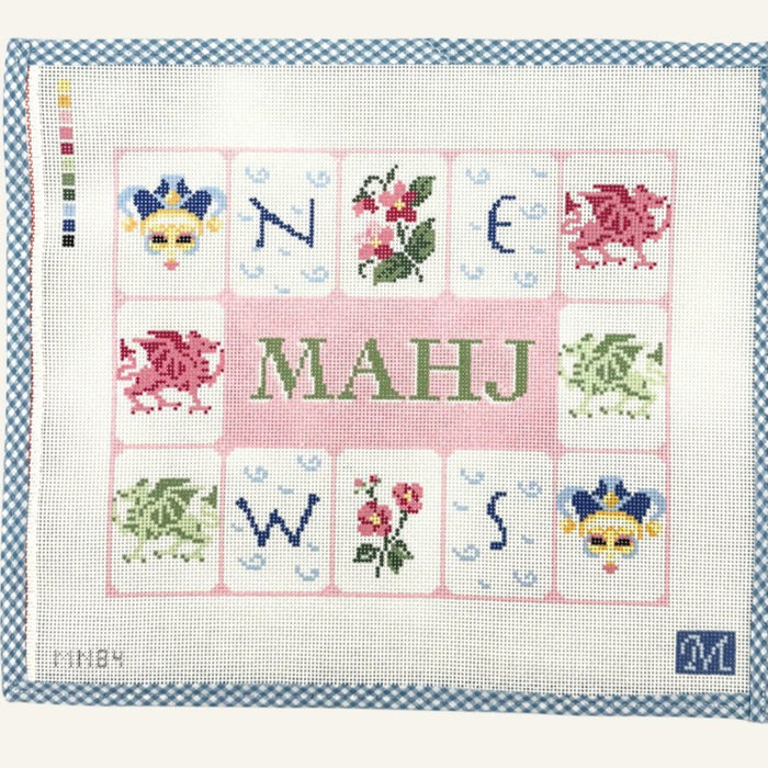 Mahjong Tile Bag - Pink