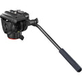 The Manfrotto 500X Fluid Head delivers professional-quality pan and tilt for hybrid shooters in a lightweight and portable design.