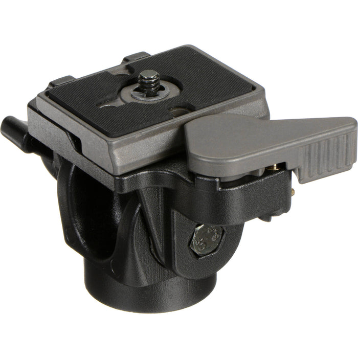 Camera tripod tilt head on a white background