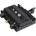 Manfrotto 577 Sliding Plate Adaptor with 501PL plate – aluminium, secure lock, and sliding design for perfect camera balance.