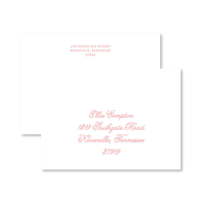 Melanie Pink Invitations