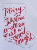 Merry Christmas Mini Stocking