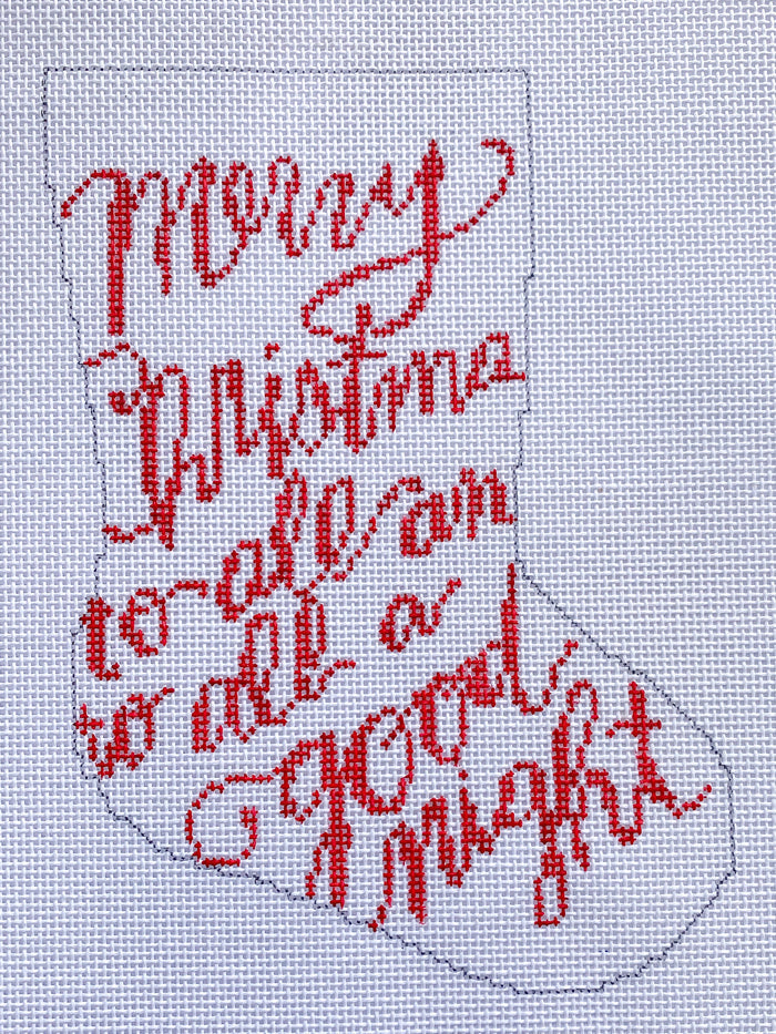 Merry Christmas Mini Stocking