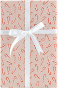 Merry & Sweet Candy Cane Gift Wrap