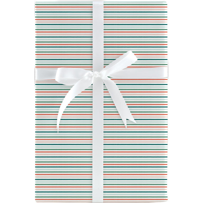 Merry & Sweet Stripe Gift Wrap