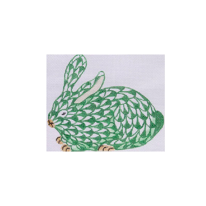 Mini Fishnet Crouching Bunny