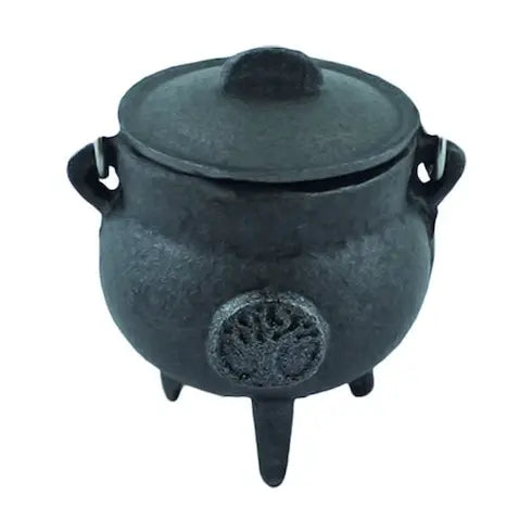 Mini Tree of Life Cast Iron Cauldron