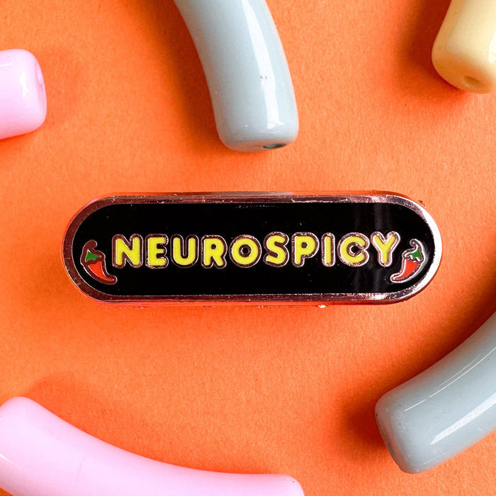 Neurospicy Plaque Enamel Pin