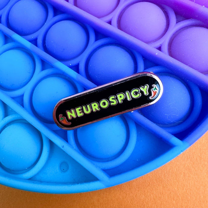 Neurospicy Plaque Enamel Pin