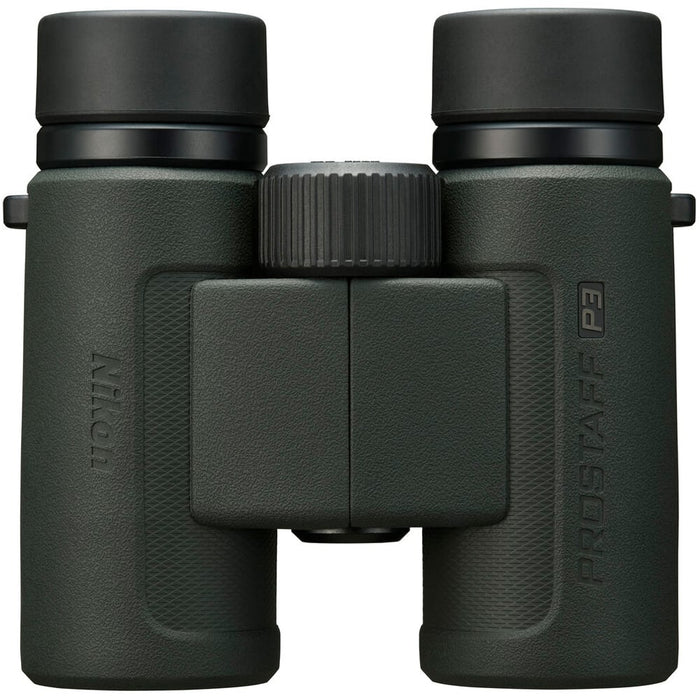 Compact Nikon 10x30 binoculars featuring eco-glass lenses, silver-coated prisms, and 105m field of view