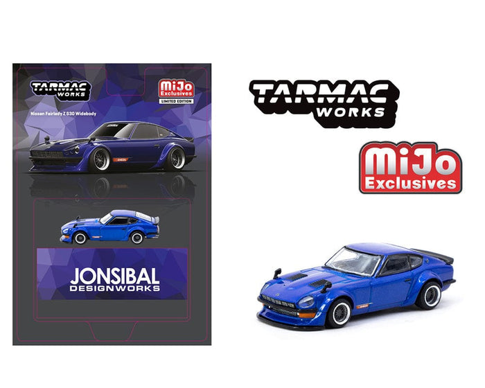 Nissan Fairlady Z S30 Widebody By Jon Sibal Blue Tarmac Works 1/64 T64G-062-BL