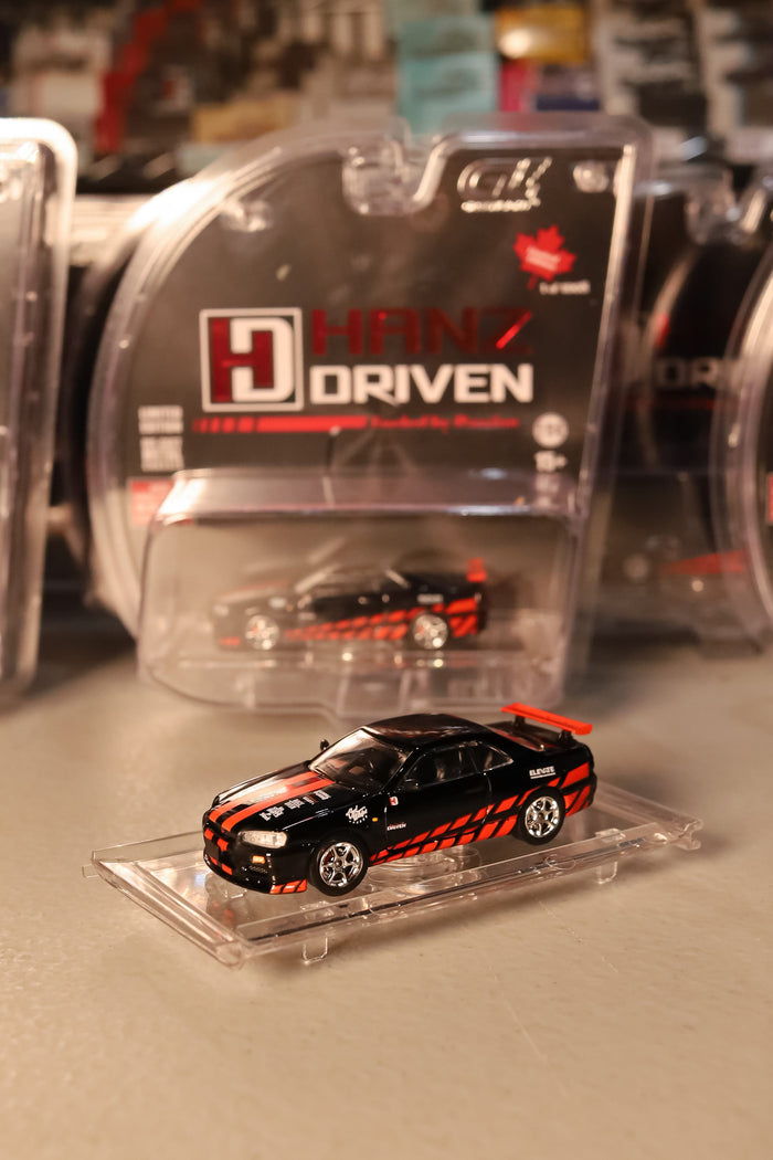 Nissan Skyline GT-R R34 Hanz Driven Vancouver Auto Show Exclusive Limited Edition 1:64 scale HANZ001