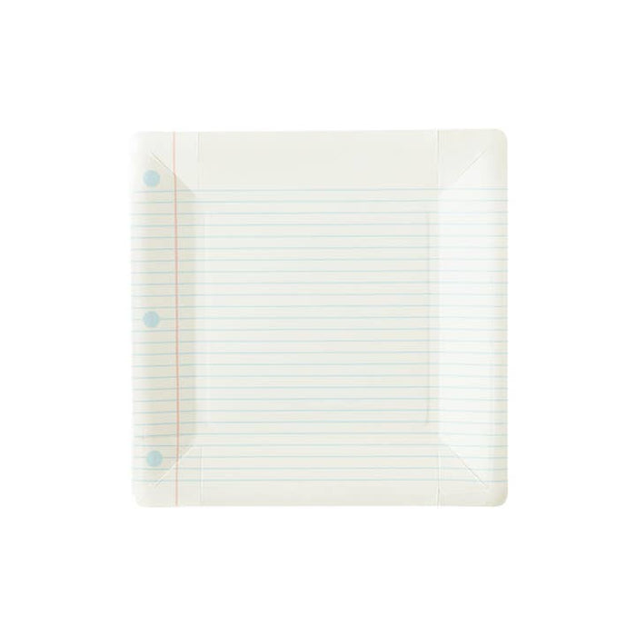 Notebook Paper Plate