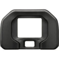 Olympus EP-18 soft rubber eyecup for OM-1 camera, ergonomic design, blocks external light for improved viewfinder visibility.