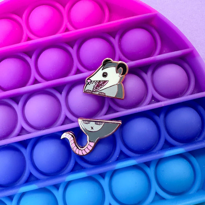 Opossum Pride Pal Enamel Pin Set