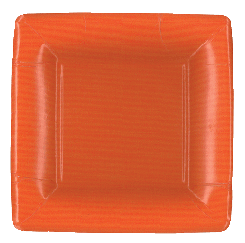 Orange Grosgrain Salad Plate