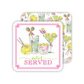 Over Served Tennis Coasters