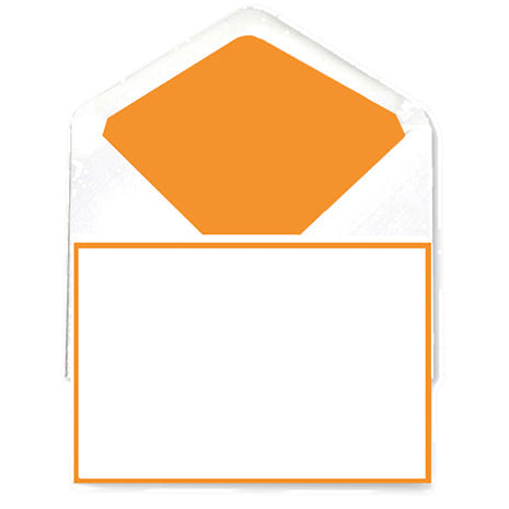 White & Orange