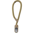 Peak Design Cuff Rope wrist strap in Kelp colour with Anchor Links securing a camera