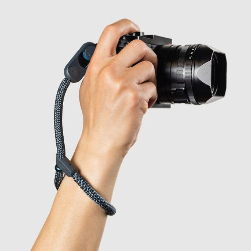 Lightweight camera wrist strap with Anchor Links and aluminium stopper detail