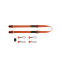 Lightweight Peak Design Leash camera strap with quick-adjust aluminium hardware, 83–145 cm length and 90 kg anchor strength - ideal for minimalist photography.