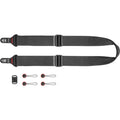 Peak Design Slide 3-in-1 camera strap in black with quick-connect Anchor Links, padded nylon webbing and 90kg capacity.