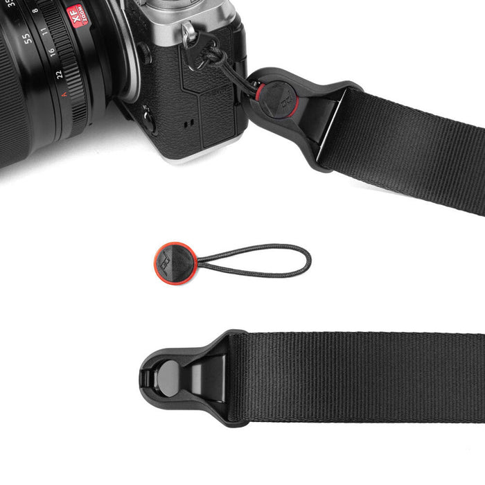 Peak Design Slide Lite unpadded camera strap in black