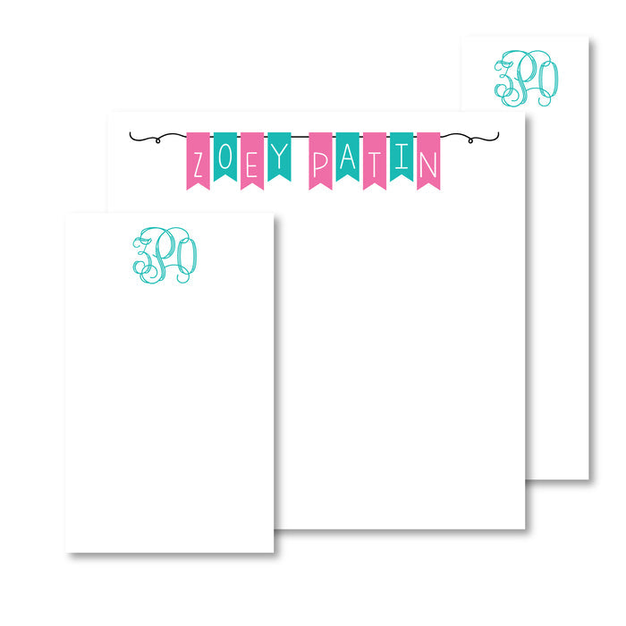 Pennants Script Set
