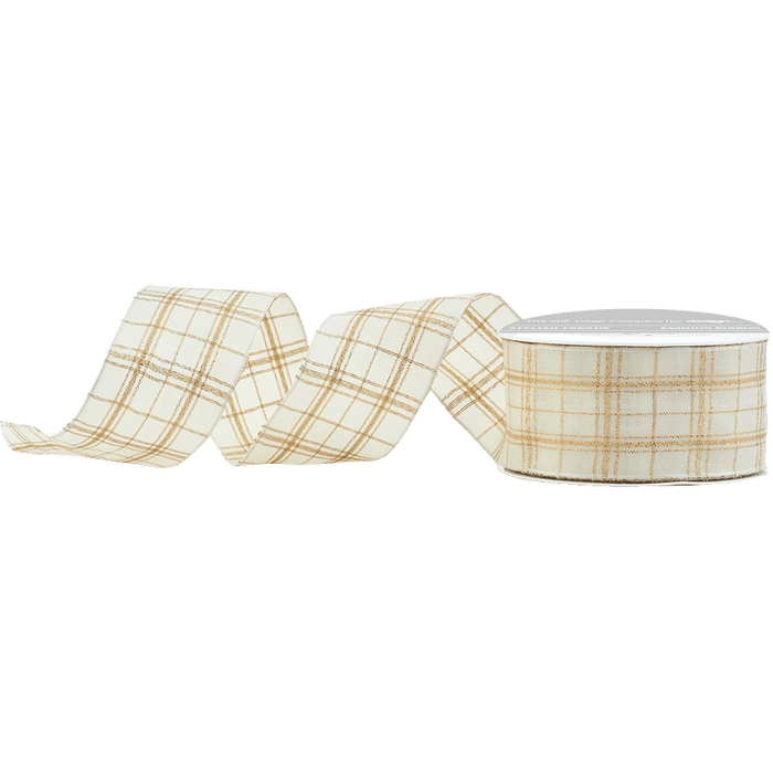 Perfectly Plaid Wired Ribbon