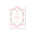 Pink Bow Invitations