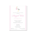Pink Stork Invitations
