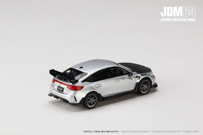 Honda Civic EF Kanjo V1 White Yellow Kaido house 1/64 scale HJDM005B-33