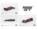 (Pre-order) Oracle Red Bull Racing RB19 #1 Max Verstappen 2023 F1 2023 Las Vegas GP Winner Mini GT 1:64 MGT01194-BL
