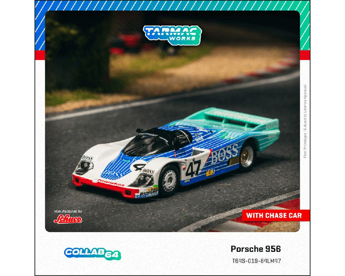 (Pre-order) Tarmac Works 1:64 Porsche 956 Le Mans 1984 #47 Global64 T64S-019-84LM47