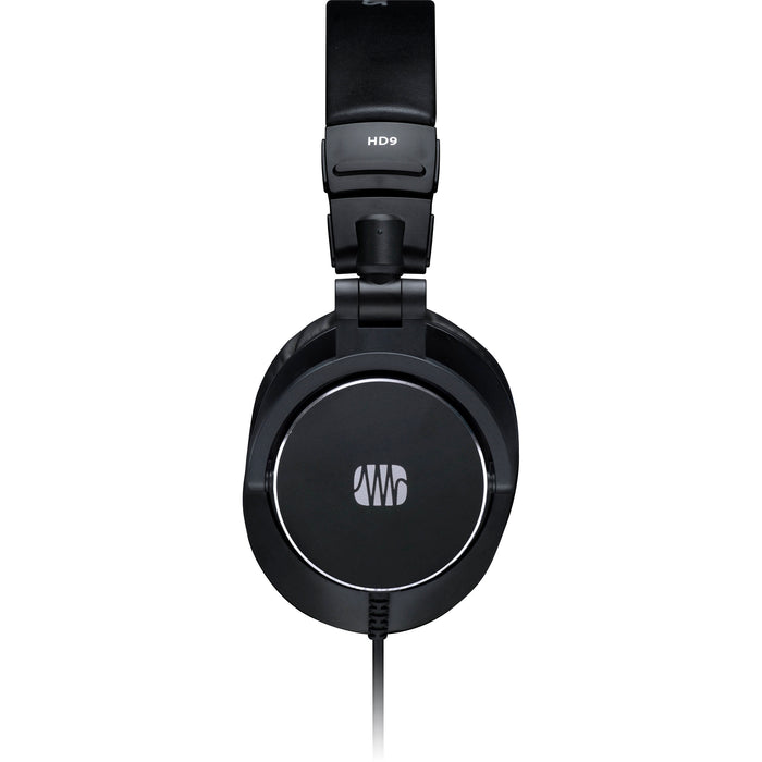 High-resolution PreSonus HD9 headphones featuring extended bass and comfort