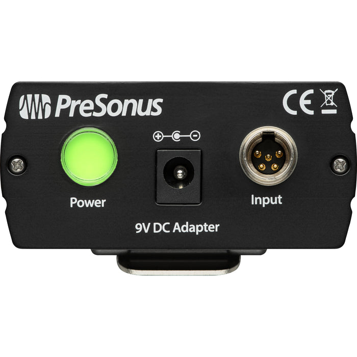 PreSonus HP2 personal headphone amplifier with stereo 1/8 inch output and dual XLR inputs