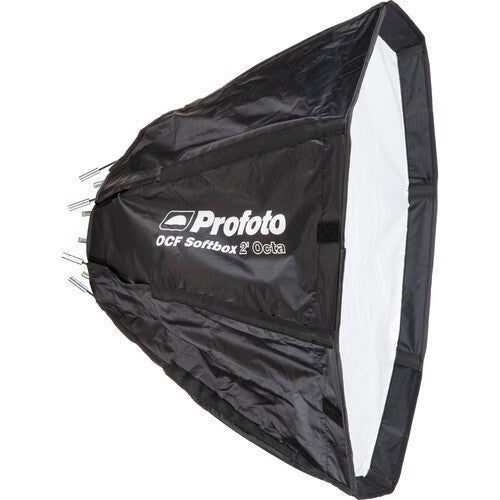 Profoto OCF Octa Softbox 2’ for soft, even lighting with portable flashes.