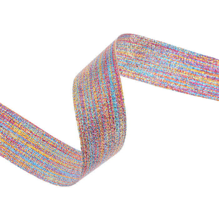 Rainbow Metallic Grosgrain