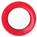 Red Linen Dinner Plates