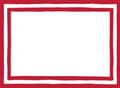 Red Stripe Border Label