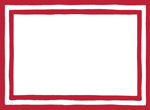 Red Stripe Border Label