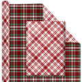 Reversible Red Tartan Gift Wrap