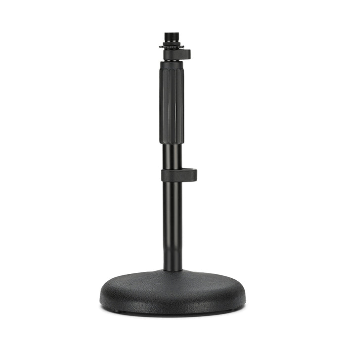 RODE DS1 microphone desktop stand for optimal microphone positioning. Flexible height adjustments and sturdy base.