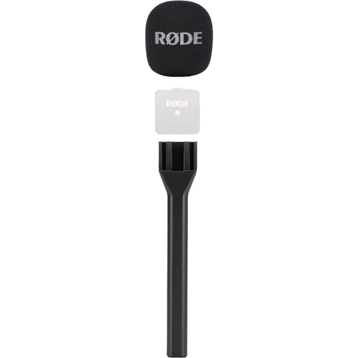 Convert your RØDE Wireless transmitter into a handheld mic with Interview GO adaptor.