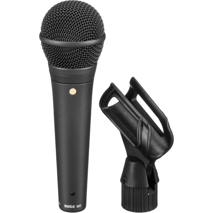 M1 dynamic microphone for live vocals with cardioid pattern